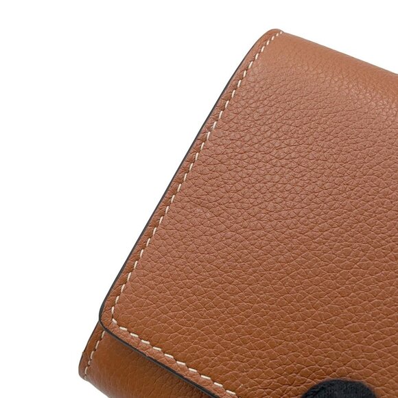 CELINE Brown Leather Wallet - Picture 6 of 15